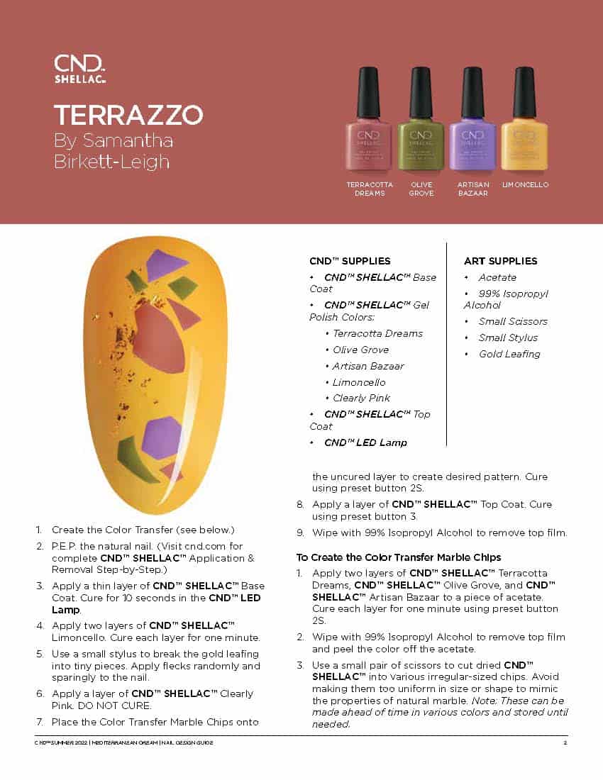 CND 2022 Summer Nail Design Guide  Page 2