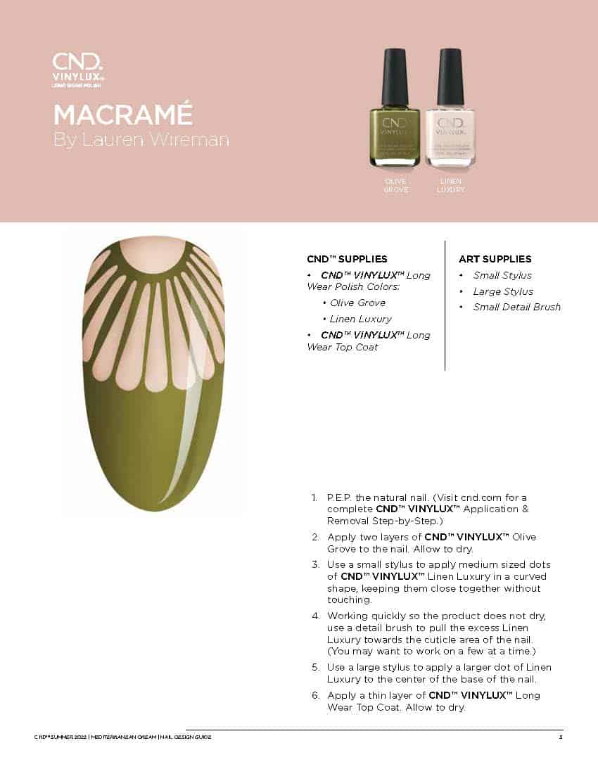 CND 2022 Summer Nail Design Guide  Page 3