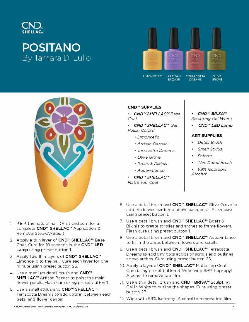 CND 2022 Summer Nail Design Guide  Page 4